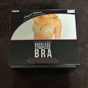 Lace Ultimate Boost Backless Strapless Bra - Cream